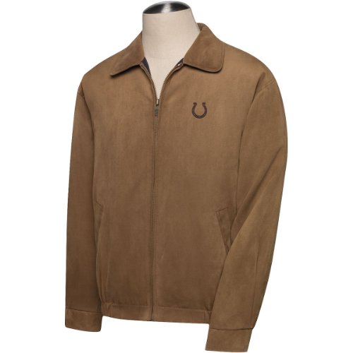 Cutter & Buck Indianapolis Colts Micro Suede Bomber Jacket Medium