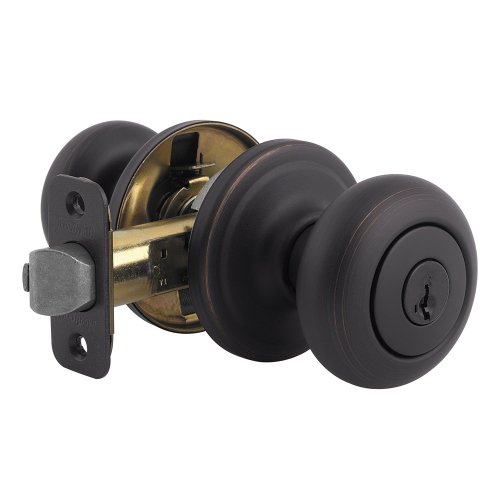 Kwikset 740J 11P SMT CP Juno Entry Knob Featuring SmartKey, Venetian Bronze