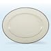 Lenox Tuxedo Platinum Ivory China 13-Inch Oval Platter