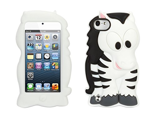 Griffin Zebra KaZoo Kids Case for iPod Touch 5th/ 6th gen. - Fun animal friends for iPod touch (5th gen)