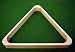 Billard Dreieck aus Holz
