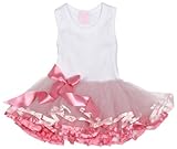 Mud Pie Tiny Dancer Tutu Dress, Pink, 0-6 Months