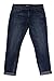 True Religion Women's Audrey Mid Rise Slim Boyfriend Rolled Jean In Spring Ink