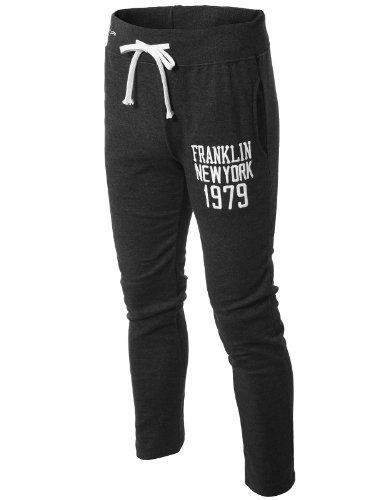 H2H Mens Fashion Active Jersey Baggy Pants