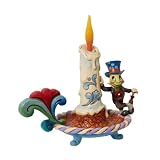 Disney Traditions designed by Jim Shore for Enesco Jiminy Cricket Electric Candle Figurine 7 IN