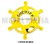 NIPPLE SHIELD GOLD SHERIFF BADGE