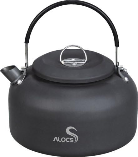 Alocs Outdoor Kettle Camping Cookware Water Pot Tea Pot Cooking Supplier 1.4L 210g CW-K03