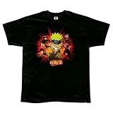Naruto - Red Burst Collage Youth T-Shirt