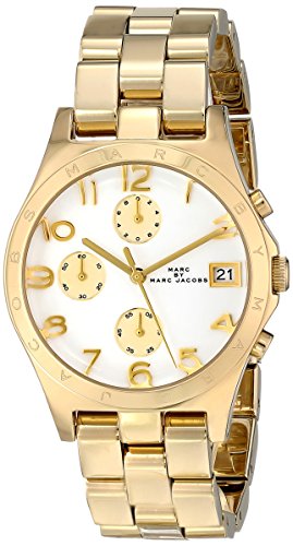 Marc Jacobs Henry Quartz Gold Tone Bracelet Women's Watch - MBM3039