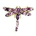 Purple Dragonfly Pin title=