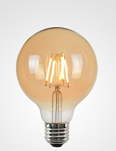 Tola-Edison Bulb LED Filament Bulb, 4w to Replace 40w Incandescent Bulb, 85-265v E26, G95