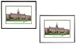 University of Cincinnati Grad Framed Collegiate Campus Lithograph