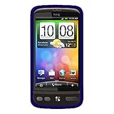 Amzer Silicone Skin Jelly Case for HTC Desire (Blue)
