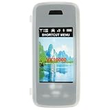 White Clear For Brand LG Voyager VX-10000 VX10000 Premium Silicone Skin Case Cover
