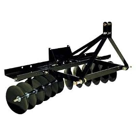 Agri-Fab Three-Point Disc Cultivator, Black, 52-Inch by 62-Inch Wide #45-0356 by Agri-Fab