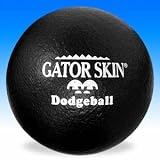 BLACK 6" STEEL HIDE DODGEBALL FOAM BALL