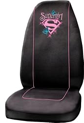Supergirl DC Comics Stars & Butterflies Universal Bucket Seat Cover
