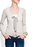 Mango Women's Bow Cotton Cardigan