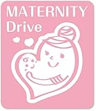 imoninn マタニティステッカー　【マグネットタイプ】　C：MATERNITY Drive　（ピンク色）