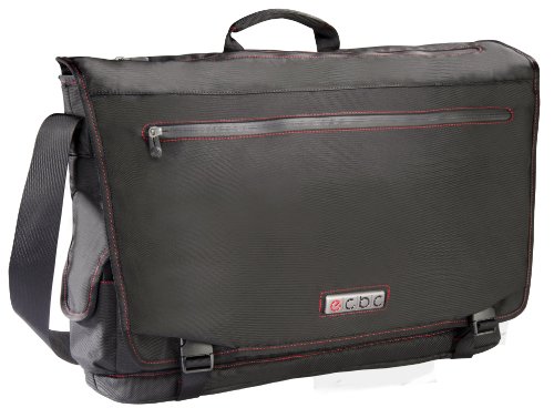 ECBC Trident Messenger Bag for 15-Inch Laptop (B7203-10) - Black