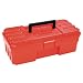 Akro-Mils 9912 12-Inch ProBox Plastic Tool Box, Red