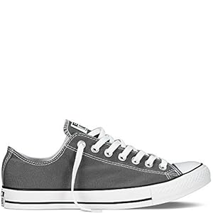 Converse Men's All Star Chuck Taylor Lo Top Oxfords Charcoal 7.5 B(M) US Women / 5.5 D(M) US Men