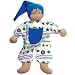 Organic Floppy Doll Bulls-Eye Print