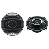 JVC CS-HX537X 5.25-Inch 3-Way Coaxial Speaker (Single, Black) 