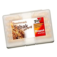 10er Pack DEPOTS Geschmack TABAK STRONG! - Liquid mit 0,0 mg Nikotin f�r elektronische Zigarette