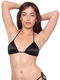 American Apparel Rochelle Satin Triangle Bikini Top