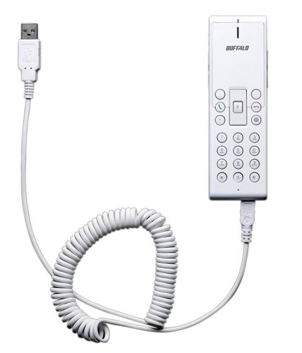 BUFFALO Skype対応USBフォン 白色 VH-MU
