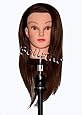 Bellrino 20-22" Cosmetology Mannequin Manikin Training Head with Human Hair - Helen