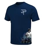 MLB Youth New York Yankees Jorge Posada Signature Series Tee (Athletic Navy, Medium)