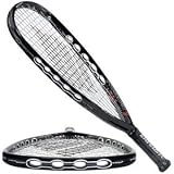 Ektelon O3 Black Racquetball Racquet (Super Small Grip 3 11/16) - Adidas Wristbands Included