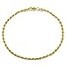 18k Yellow Gold Plated Sterling Silver 060-Gauge title=