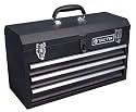 KR Tools TACTIX 321102 20-1/2-Inch Three Drawer Steel Portable Tool Chest