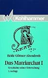 Das Matriarchat, Bd.1, Geschichte seiner Erforschung