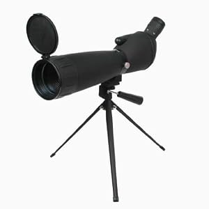 UAG 25-75x75 Black Stealth Rubber Armored Sniper Spotter Hunting Spotting Scope + 9" Tripod+Sunshade+Lens Kit