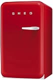 Smeg FAB10LR Standkühlschrank mit Gefrierfach / Linksanschlag / Kühlteil 101 Liter / Gefrierfach**** 13 Liter / rot