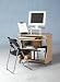 Beech Compact Computer Desk