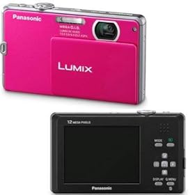 Panasonic Lumix DMC-FP1 12.1 MP Digital Camera with 4x Optical Image Stabilized Zoom and 2.7-Inch LCD (Pink)
