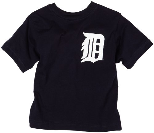 MLB Infant/Toddler Boys' Detroit Tigers Miguel Cabrera Boys Tee Shirt with Player Name & Number (Navy, 5/6)