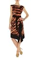 Zebra Tie Dye Print Dress