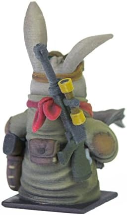 3D Printed "Co Jackson" from Cross Hares Board Game - Full Color Sandstone Warrior Rabbit Figurine - Small