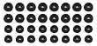 32x hochwertige SunshineTronic Ohrpolster f�r In-Ear-Ohrh�rer/mattschwarz