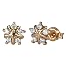 Sparkling Star 18k Rose Gold Stud Earrings - Dahlia Classic Collection