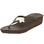 Scott Hawaii Women's Pualani Flip Flop,Chocolate,8 M US
