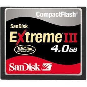 SanDisk CompactFlash 4 GB EXTREME III