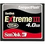 SanDisk SDCFX3-004G-A31 4 GB Extreme III CompactFlash Card (Retail Package)