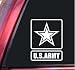 U.S. Army Vinyl Decal Sticker - White